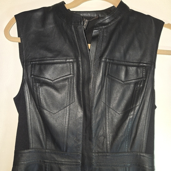 BCBGMaxAzria Black Midi Dress - Picture 6 of 11